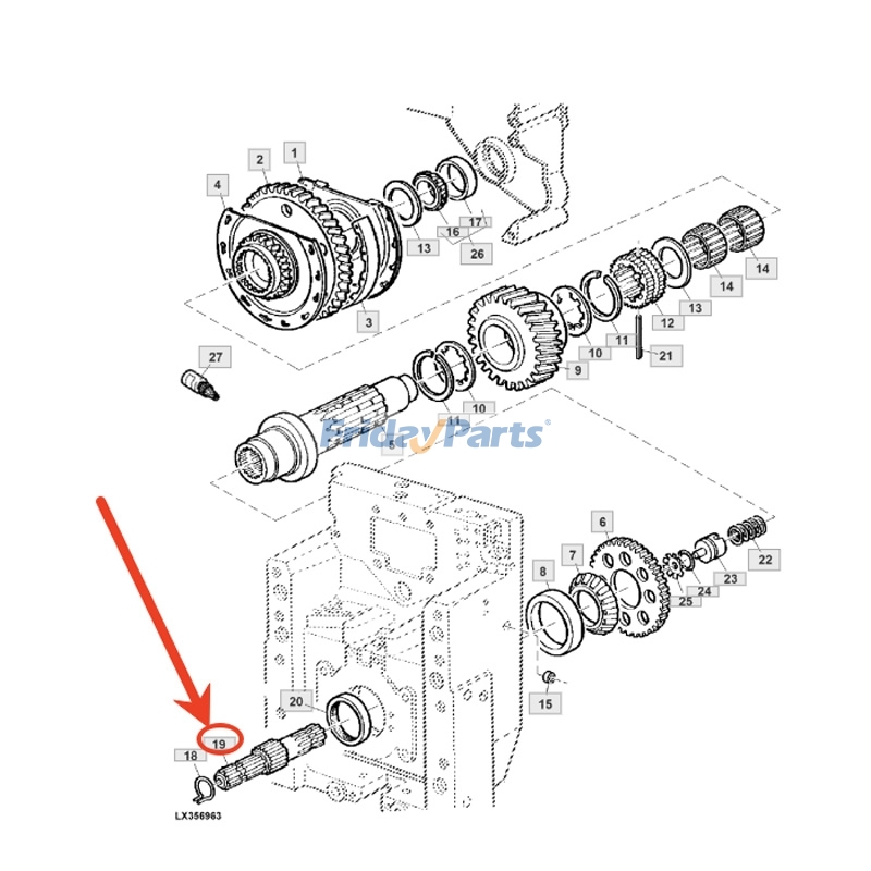 PTO Output Shaft for Engine,Tractor