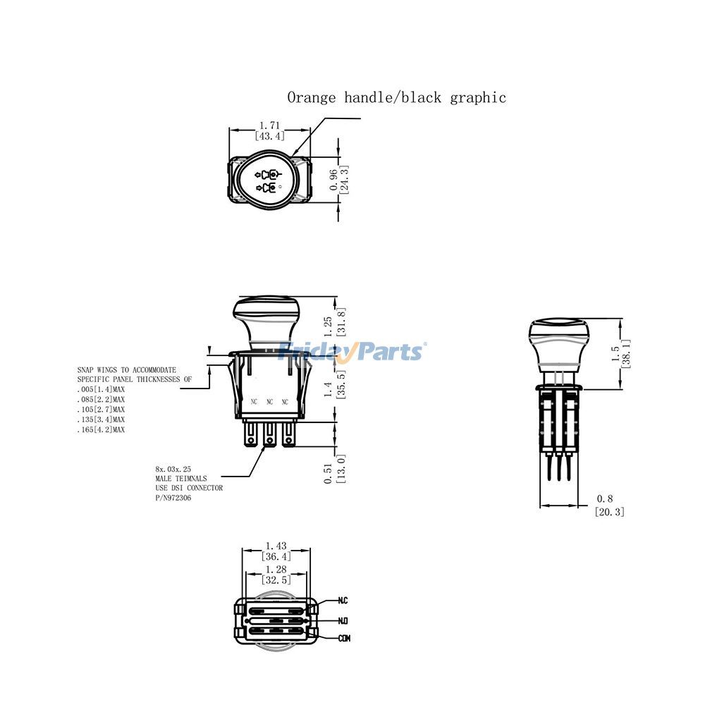 PTO Switch 925-1752 725-1752 925-3233A 925-3233 725-3233 725-3233A for MTD Cub Cadet White Outdoor Troy-Bilt Craftsman Yard Machines Tractor Mower  for less