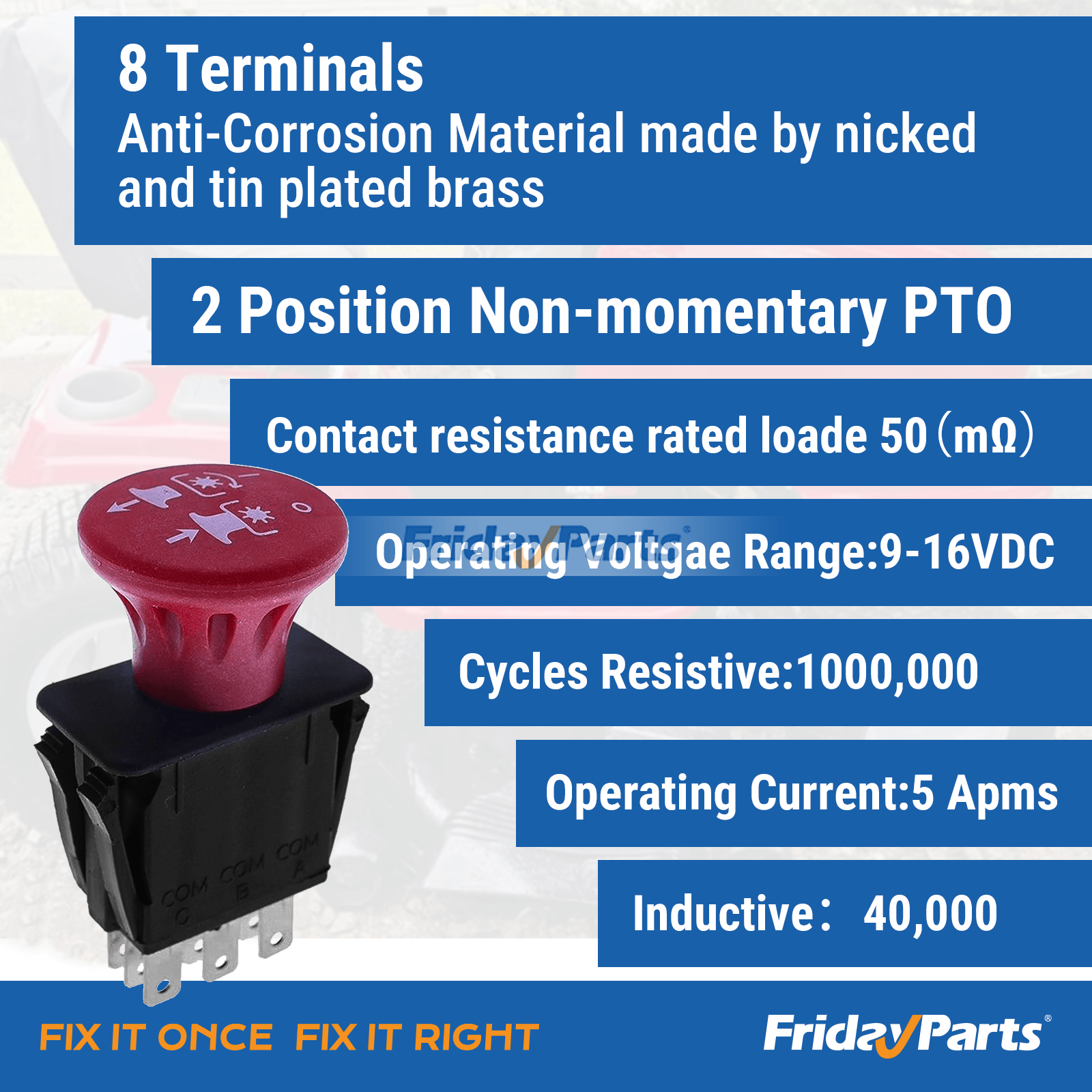 PTO Switch in Stock in China,USA,China Stock