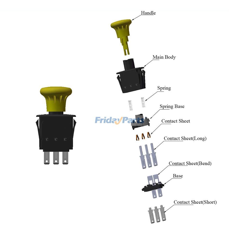  PTO Switch K301162301 for Exmark Next Lazer Z Toro Z Master For Toro