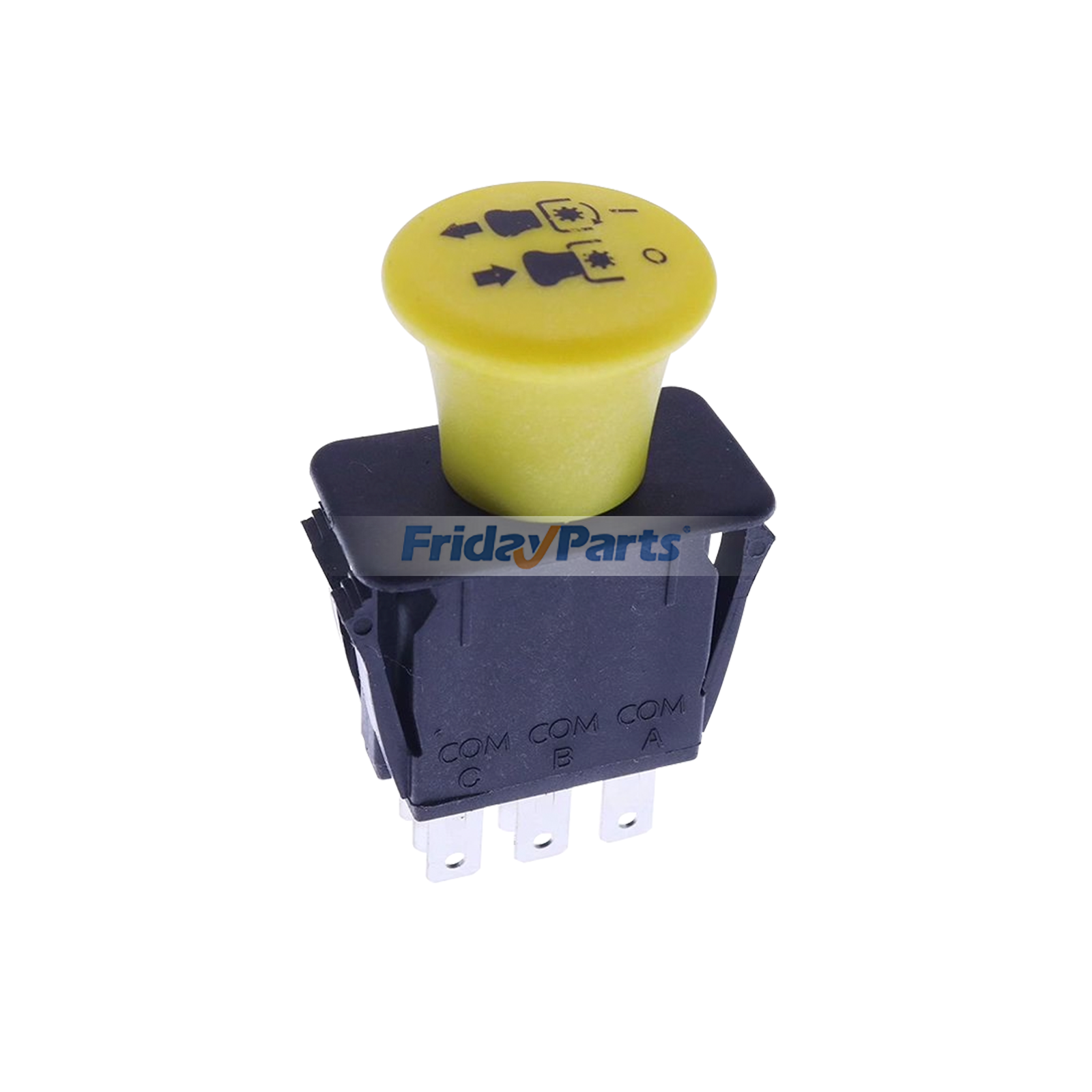 Interrupteur de prise de force (PTO) remplaçant les références suivantes : Stens 430-330, Exmark Grasshopper 183925, JD AM131966, Toro 1-633673 103-5221, Everride 136574 et Delta 6201-342 (tondeuses à rayon de braquage zéro).