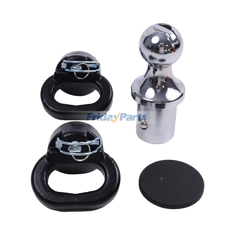 Kit d'ancrage à boule de col de cygne et chaîne de sécurité Puck System 2-5/16" pour Ram Pickup 2500 3500 2013-2023pour Véhicule