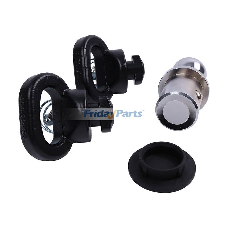 Kit d'ancrage à boule de col de cygne et chaîne de sécurité Puck System 2-5/16" pour Ram Pickup 2500 3500 2013-2023 de FridayParts