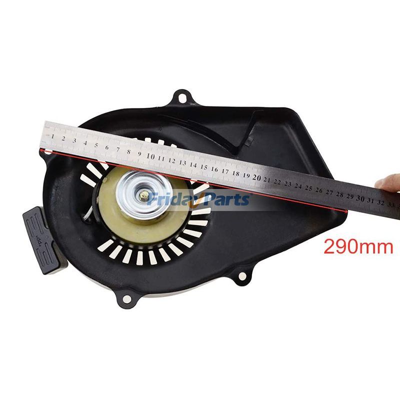 Generator Pull Start Black Recoil Starter 2-Stroke Lawn Motor