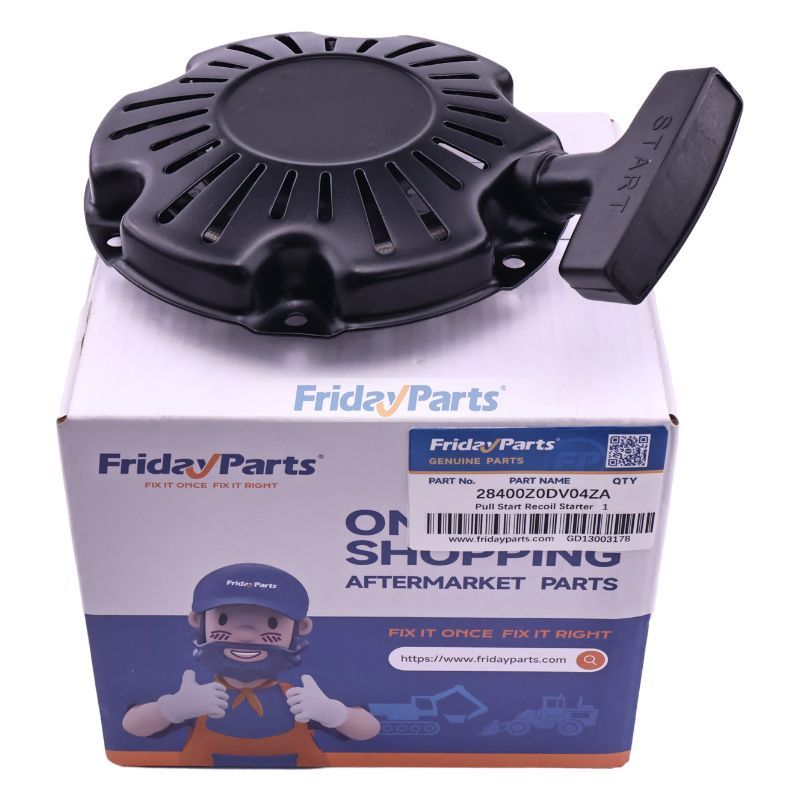 Démarreur à rappel par traction 28400Z0DV04ZA pour Multiquip Mikasa Rammer MTX60 MTX70 MTX70HD GX100