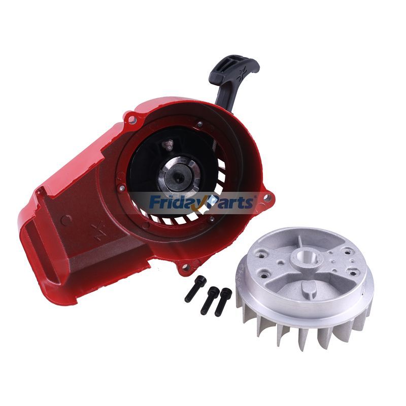 Démarreur à rappel avec volant moteur pour Pocket Coolster SSR SX50 Mini Dirt Bike Moto Quad ATV 2 temps 47cc 49cc