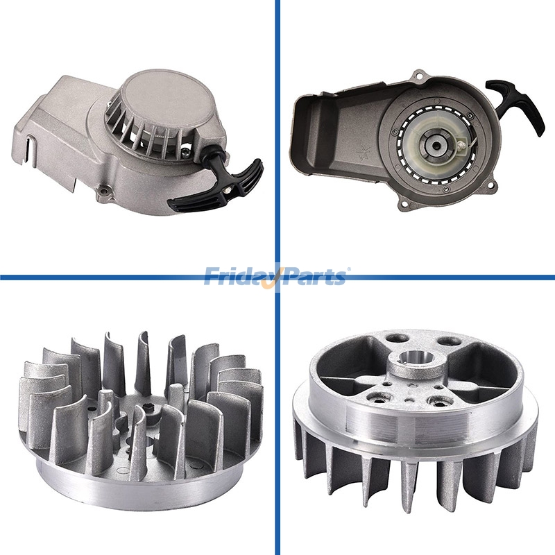 Pull Start Recoil Starter With Flywheel for Pocket Coolster SSR SX50 Mini Dirt Bike Moto Quad ATV 2 Stroke 47cc 49cc for less