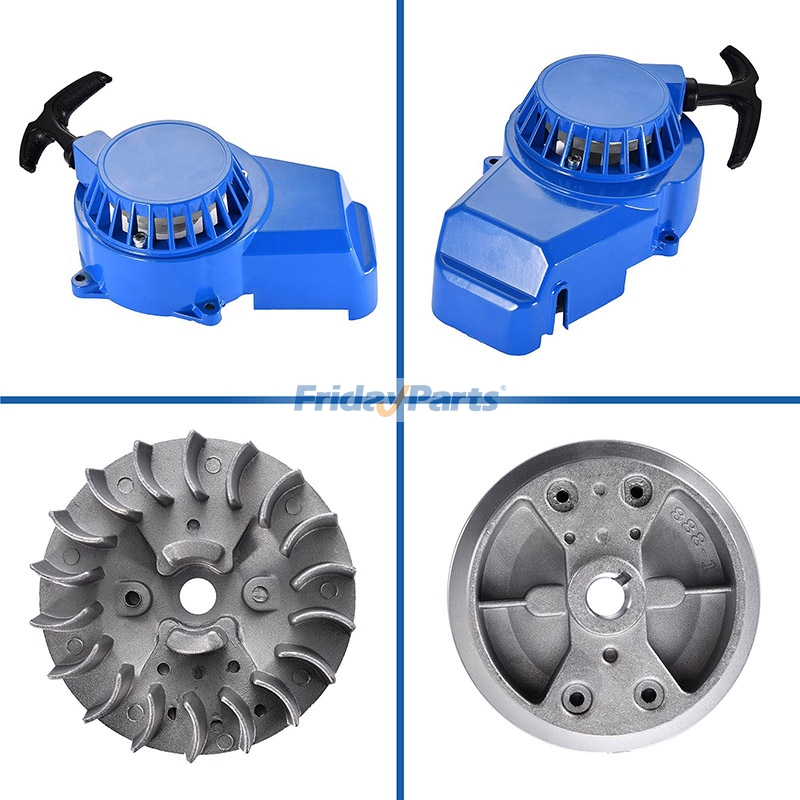 Pull Start Recoil Starter With Flywheel for Pocket Coolster SSR SX50 Mini Dirt Bike Moto Quad ATV 2 Stroke in Stock in China