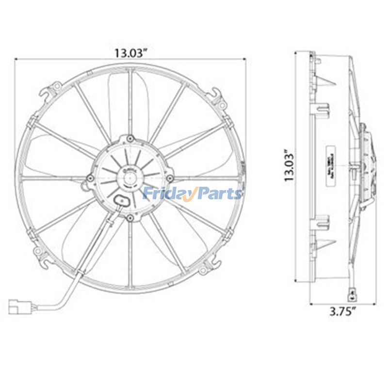 FridayParts Puller Fan