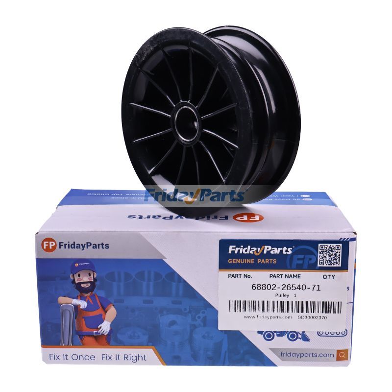Poulie 68802-26540-71 pour moteur Toyota 1DZ 1ZS 4Y 3Z 2Z chariot élévateur 02-8FDF15 02-8FDF18 02-8FGF15 02-8FGF18 32-8FGF15 32-8FGF18 62-8FDF15
