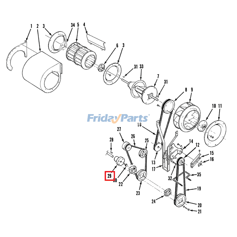 peça essencial para Refrigeração de Transporte