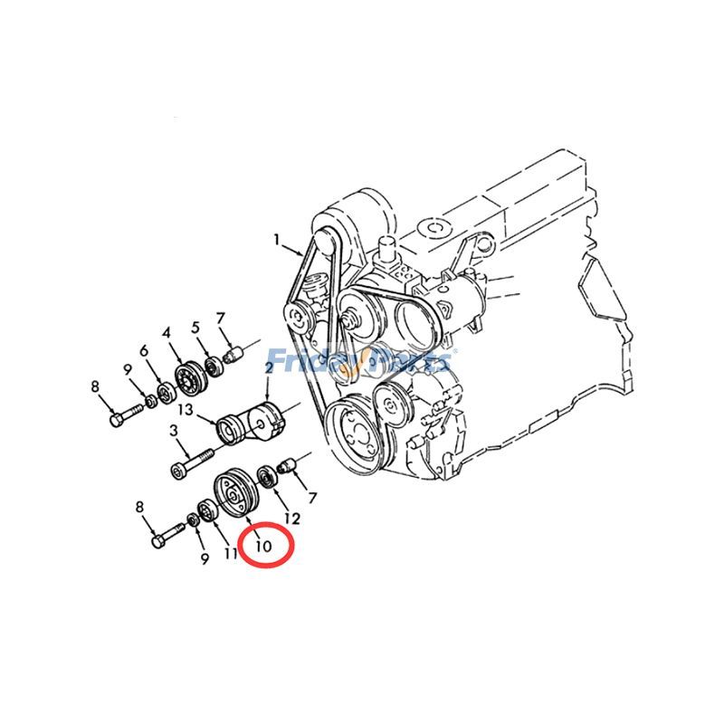  Pulley New Holland For Ford,For New Holland