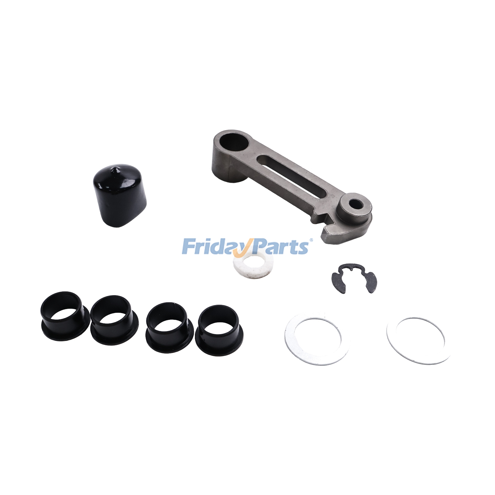 Pulley Idler Arm & Hardware Rebuild Kit compatible with Mower,Tractor