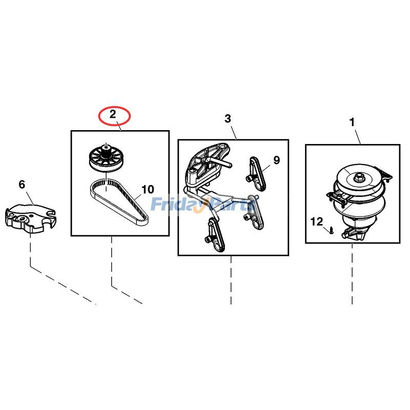 Riemenscheibensatz D100bei FridayParts kaufen