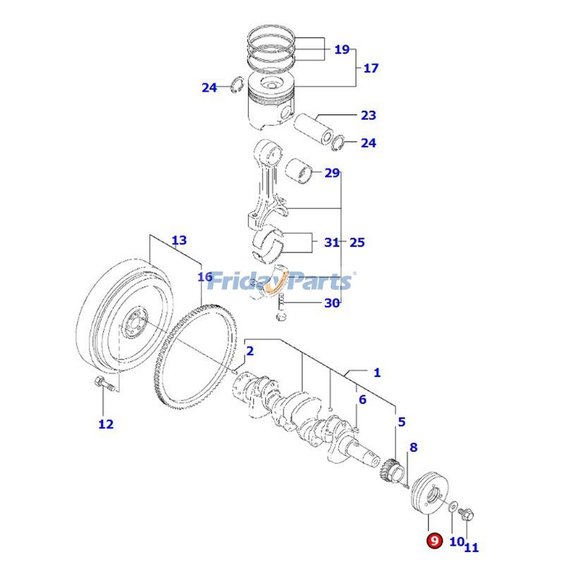 Pulley for Excavator,Loader
