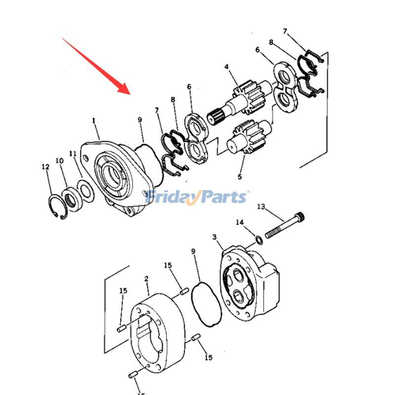 Parte para Topadora