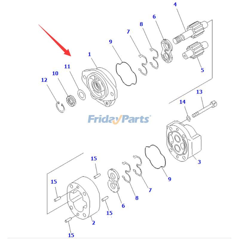  Pump Assembly Bull For KOMATSU