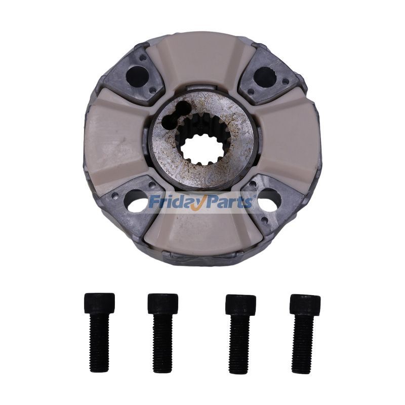 Conjunto de acoplamiento de bomba 4416605 con cubo para motor Isuzu 4HK1 Excavadora Hitachi ZX210-AMS ZX210-HCME ZX210H ZX210K ZX210W Para HITACHI