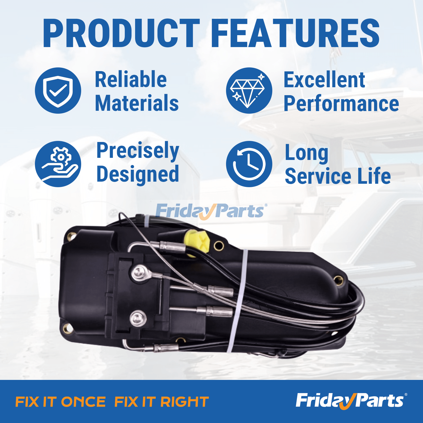 Kit de ajuste de bomba 21573834 21945915 para motor Volvo Penta SX-A DPS-A DPS-B1 de FridayParts