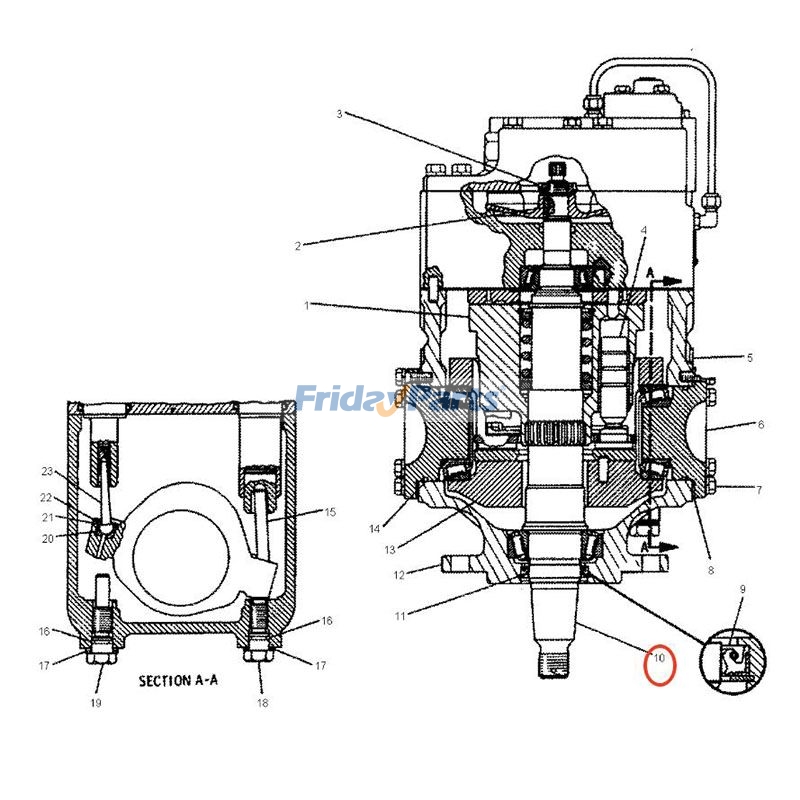 Pump Shaft for Engine,Motor Grader