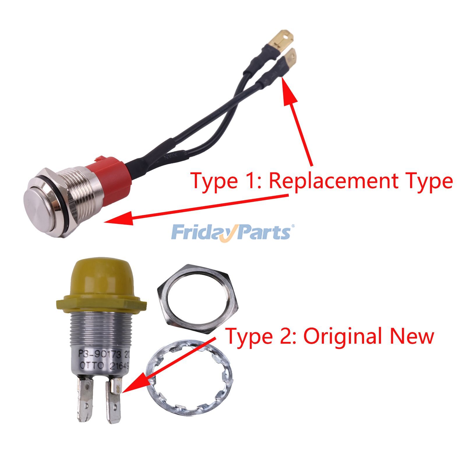 Push Button Switch for Aerial Work Platforms