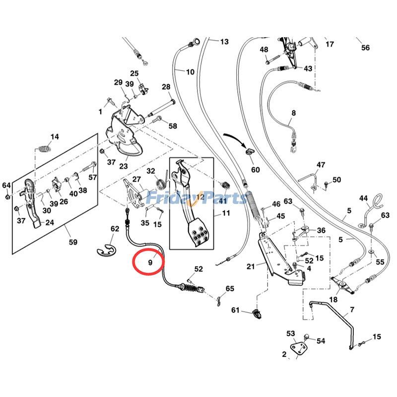  Push Pull Cable For JOHN DEERE