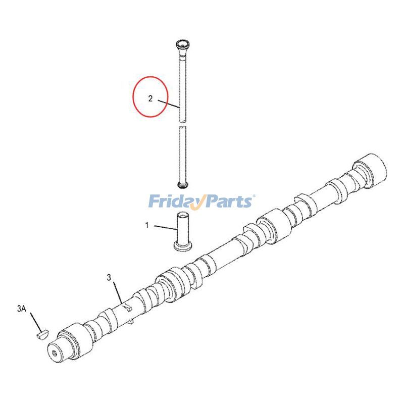 12 PCS Push Roderpillar CAT for Engine,Excavator,Loader,Tractor