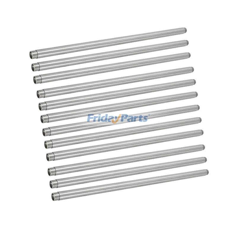 12 Push Rods 3046420 for Cummins Engine G855 K38 N14 GTA855 NH855 NT855 John Deere