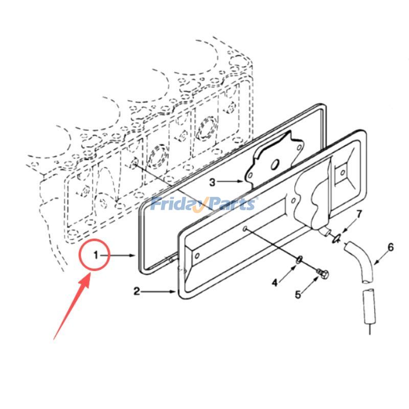 Push Rod Cover for Engine,Excavator,Forklift,Loader