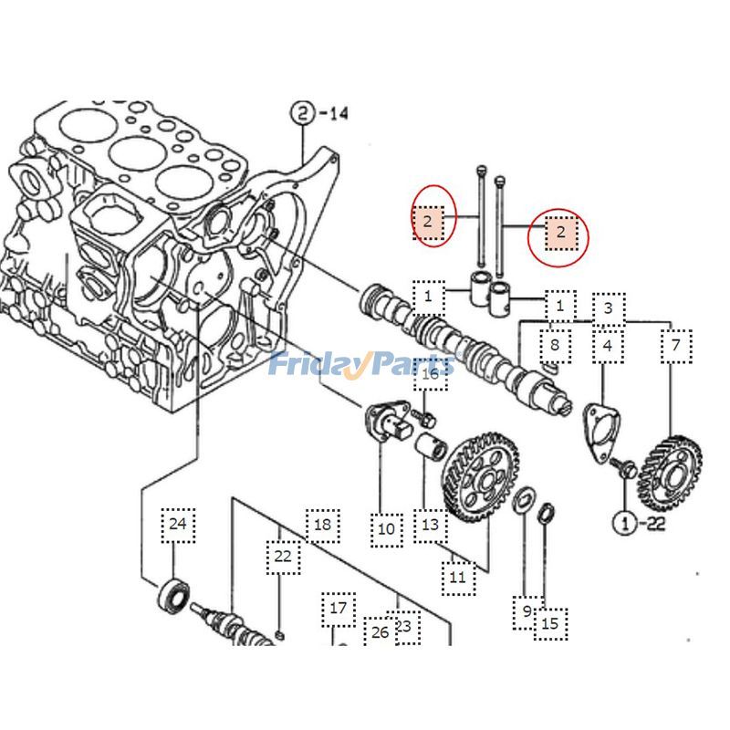 Push Rod for Engine,Excavator,Loader