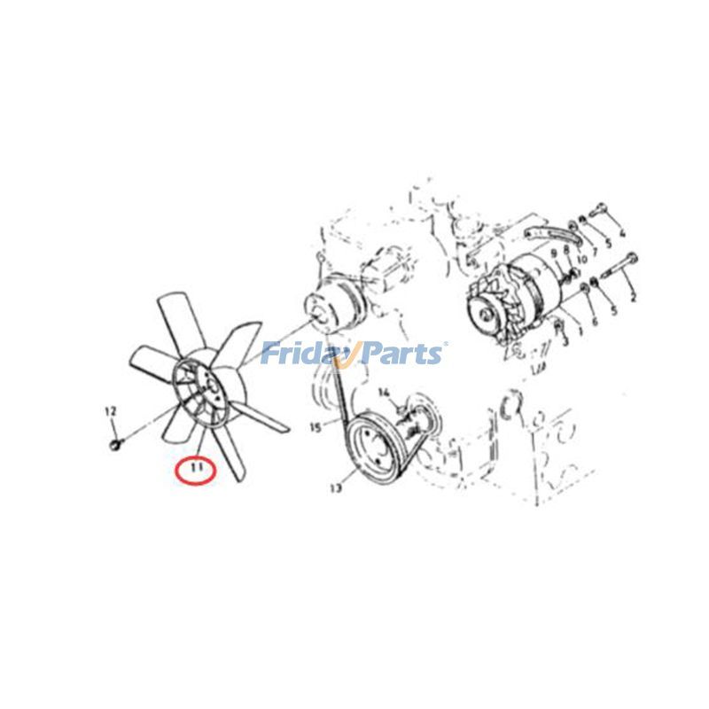  Pusher Fan For HYUNDAI