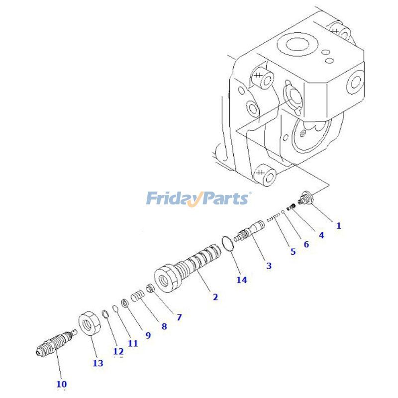 FridayPartsの油圧ポンプバルブアセンブリ