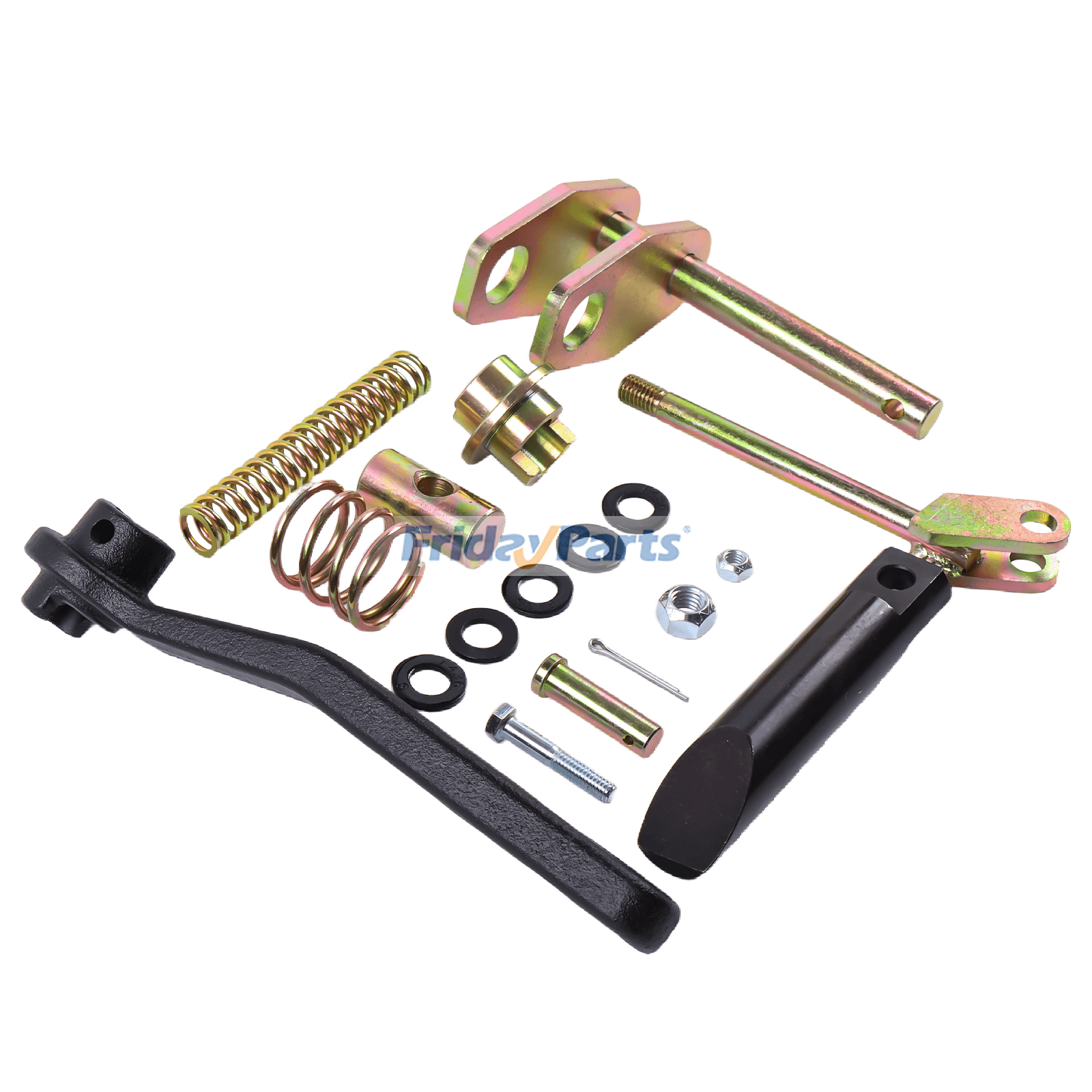 Quick attach coupler latch kit 227873A1 replacement for CASE skid steer 1845C 1835C 1838 1840, improves locking security and reduces attachment failure.