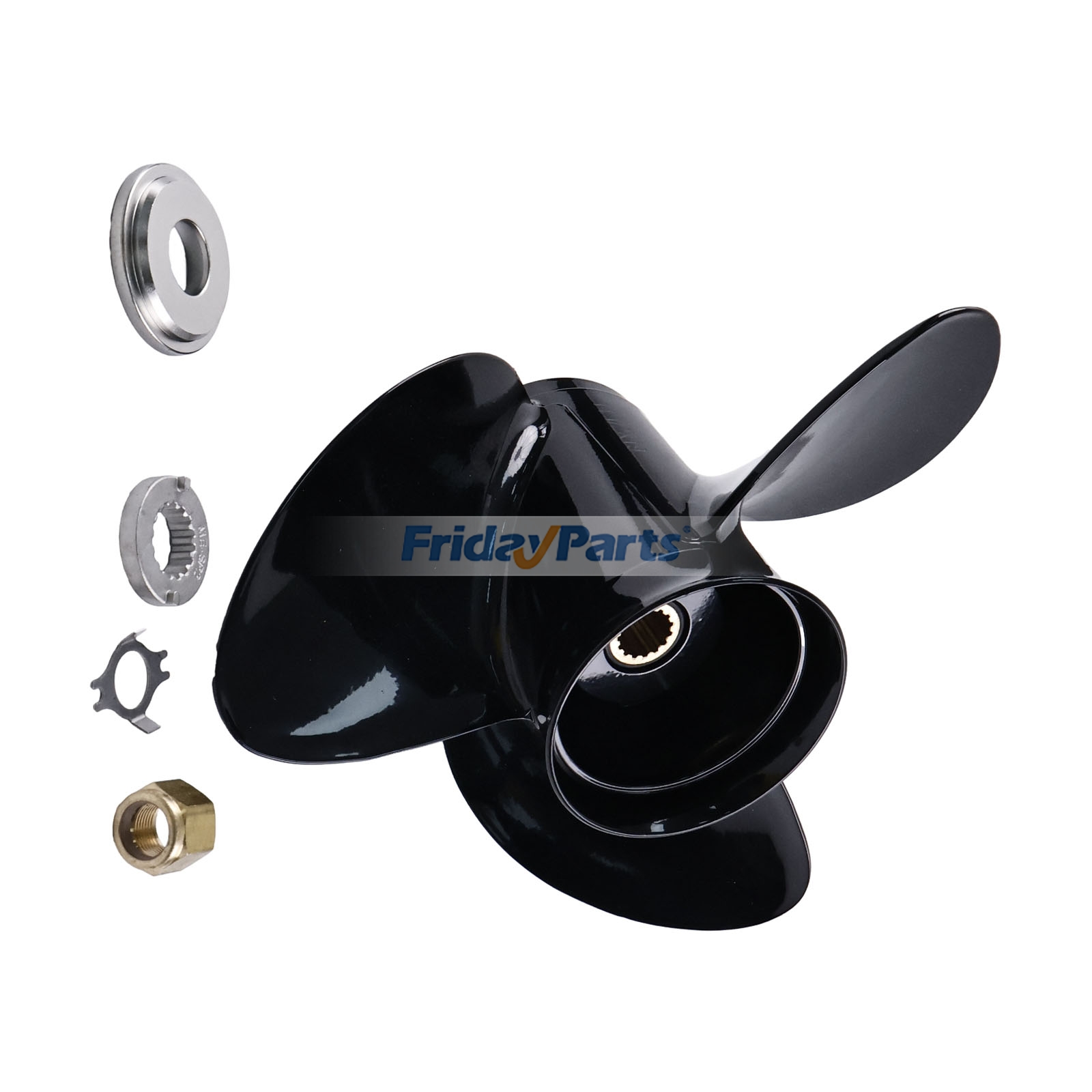 Hélice tripale Quicksilver Black Diamond de FridayParts