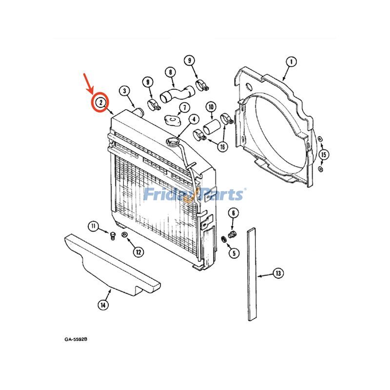 Radiator for Tractor