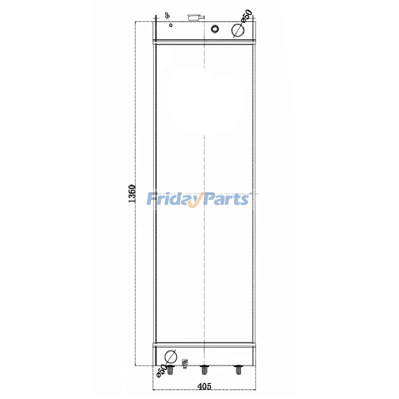 Radiator for Excavator