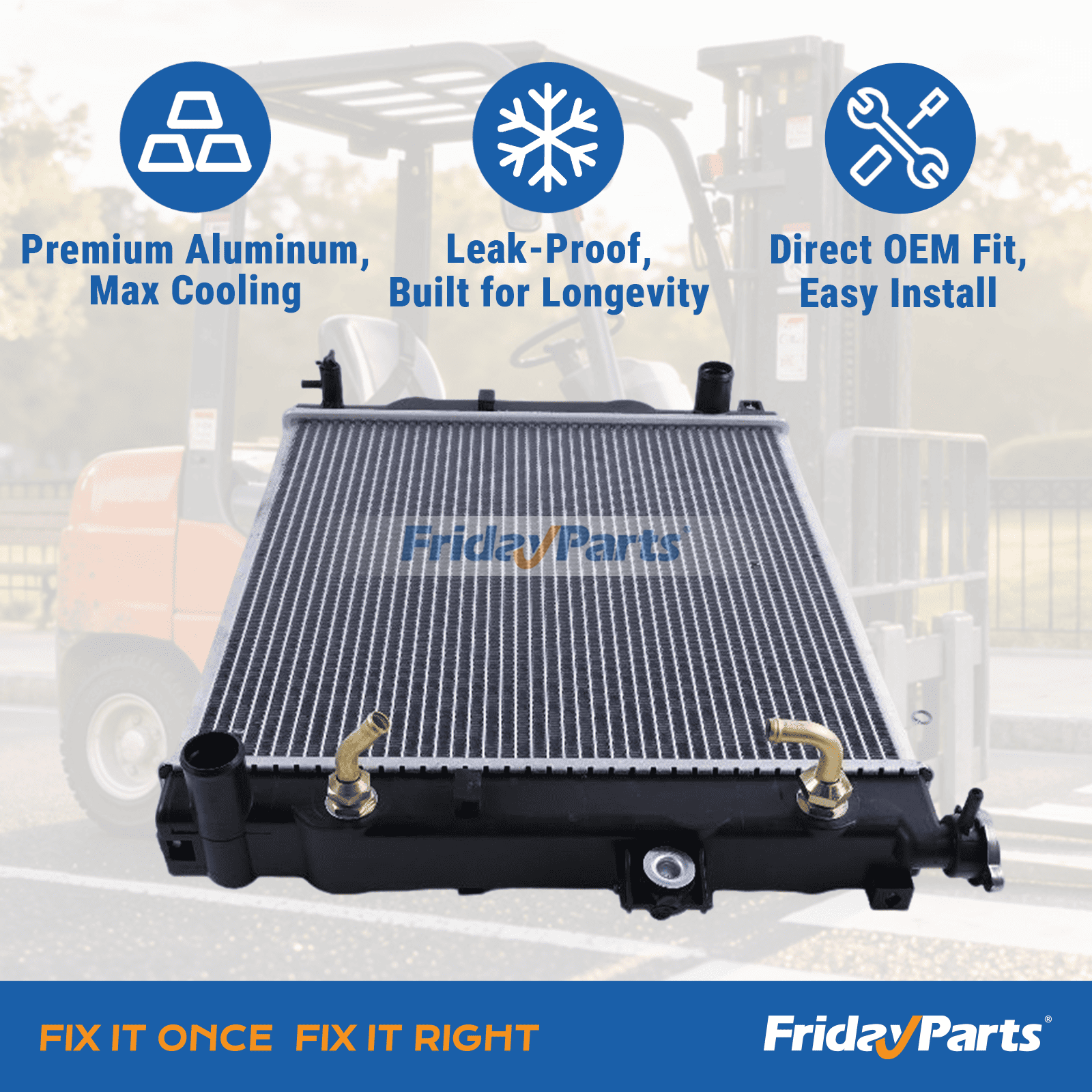 FridayParts Radiator