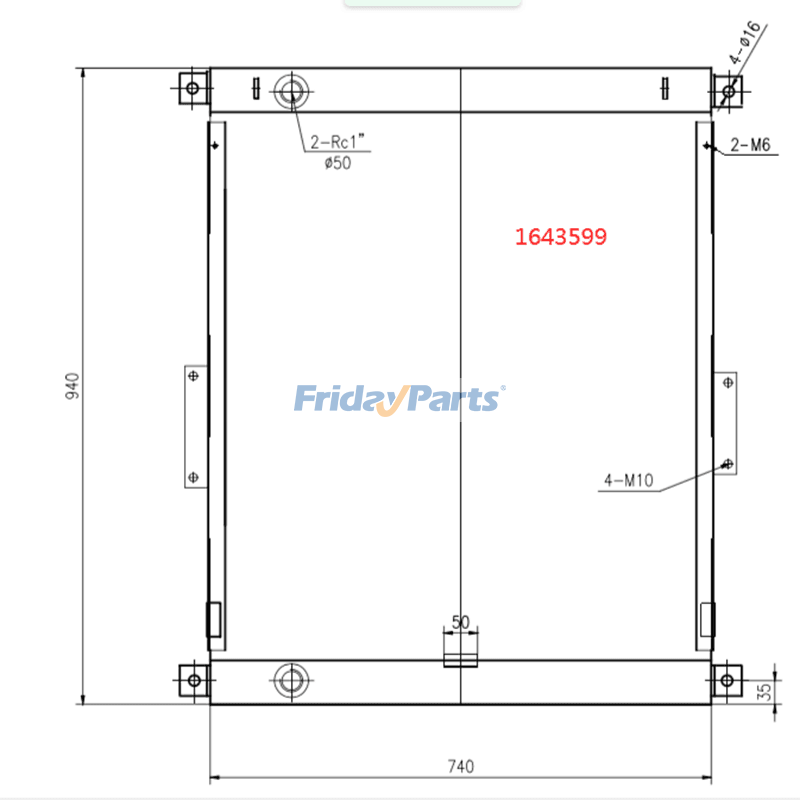  Oil Coolererpillar CAT For CAT