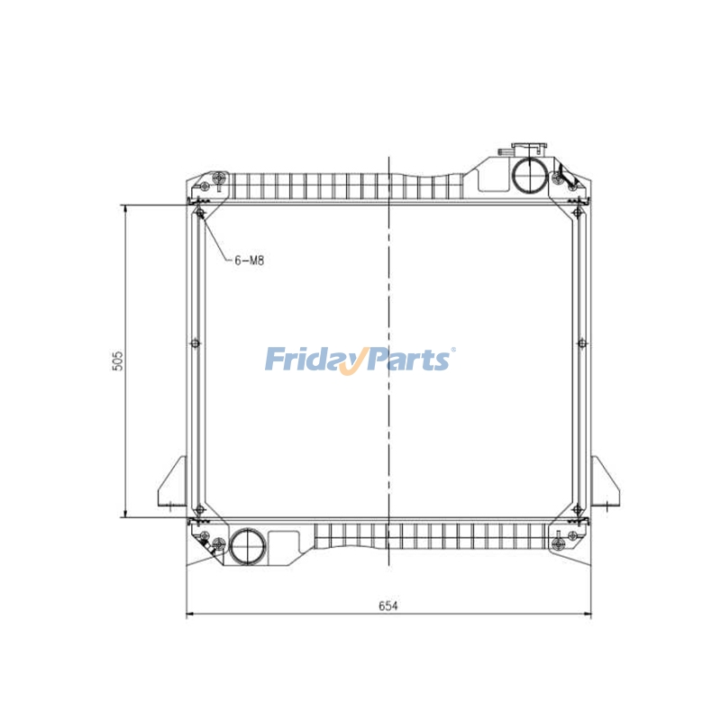 Radiador 186-2723 para Caterpillar CAT Motor 3054 Compactador CP-433E CS-423E CS-433E PF-300C PS-150C PS-300C Para CAT