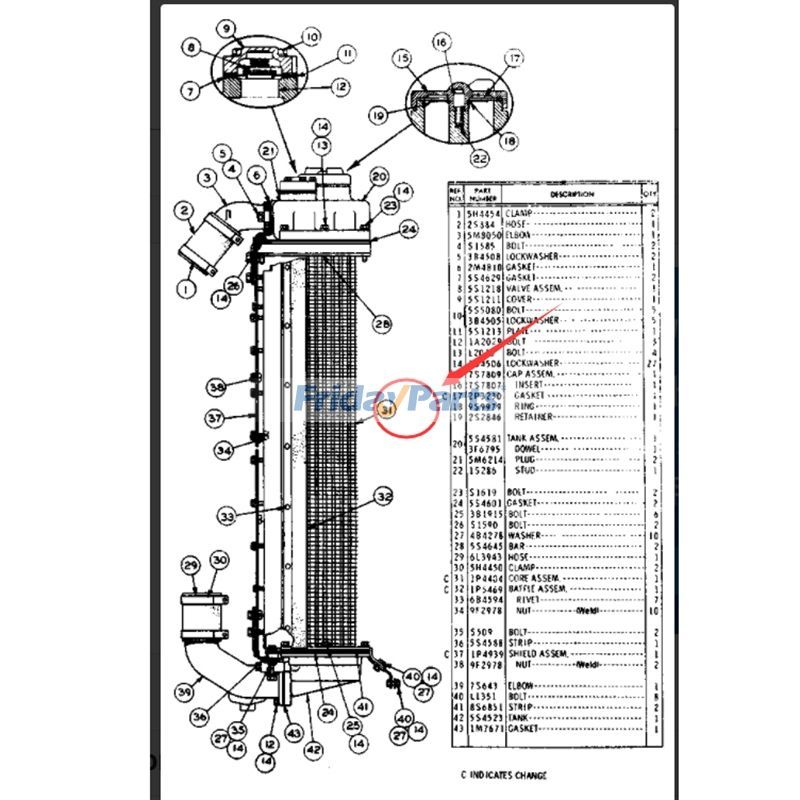 Water Tank Radiator for Compactor,Engine,Loader,Tractor