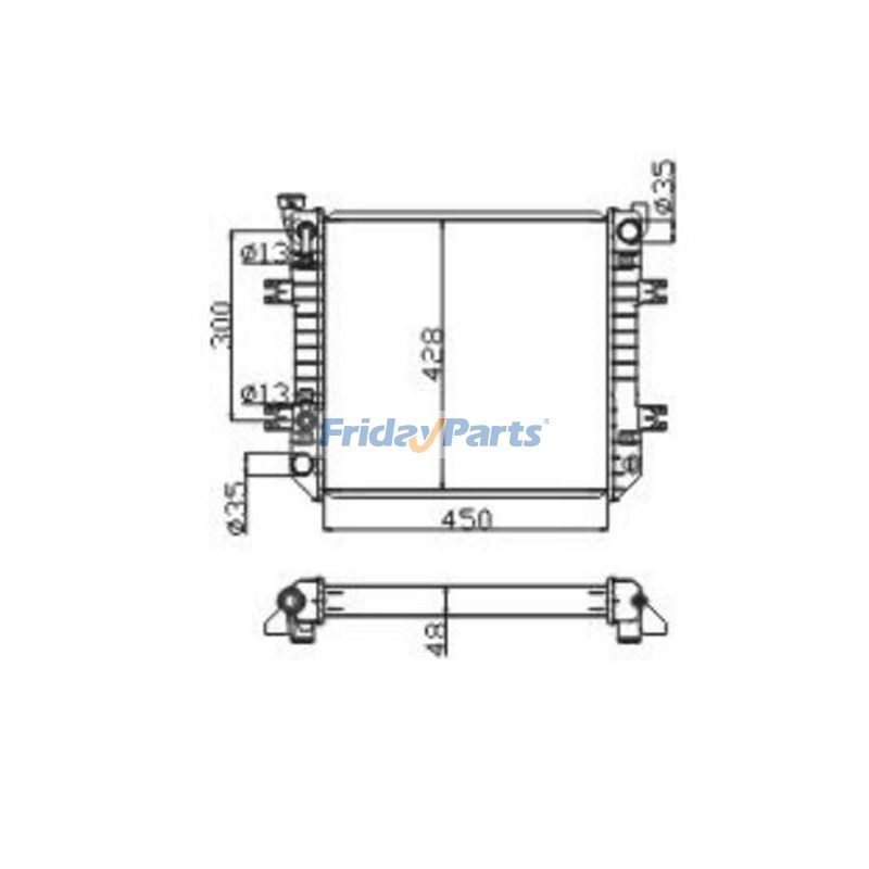 Radiator For Nissan Forklift