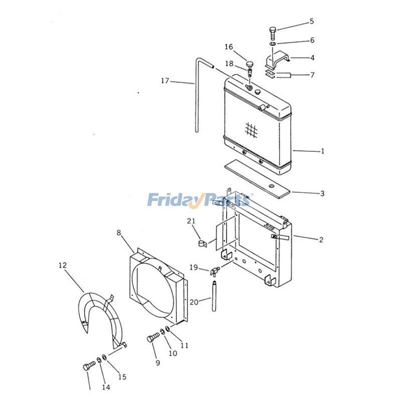 Radiator Graders for Motor Grader