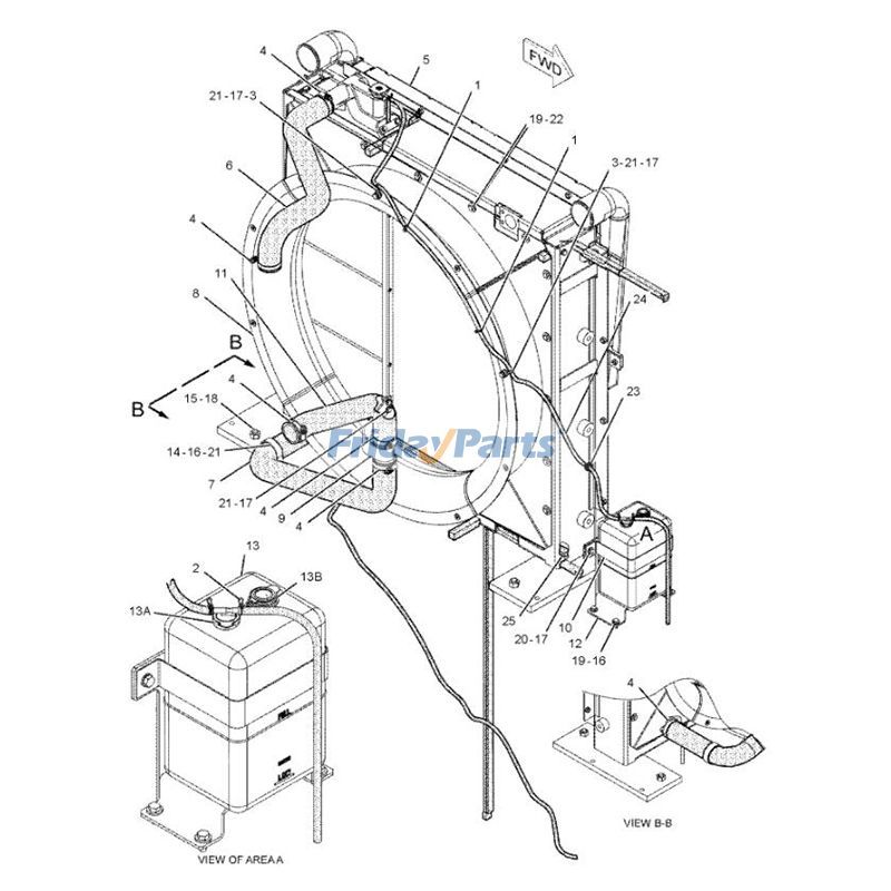 Excavator Radiatorerpillar CAT