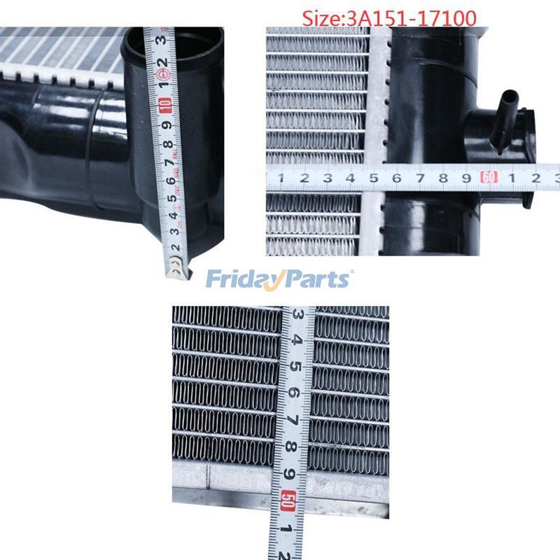 Radiador del tanque de agua 3A151-17100 3A751-17100 para tractor Kubota M6800HDC M6800S M8200 M9000 M9000HD Para KUBOTA