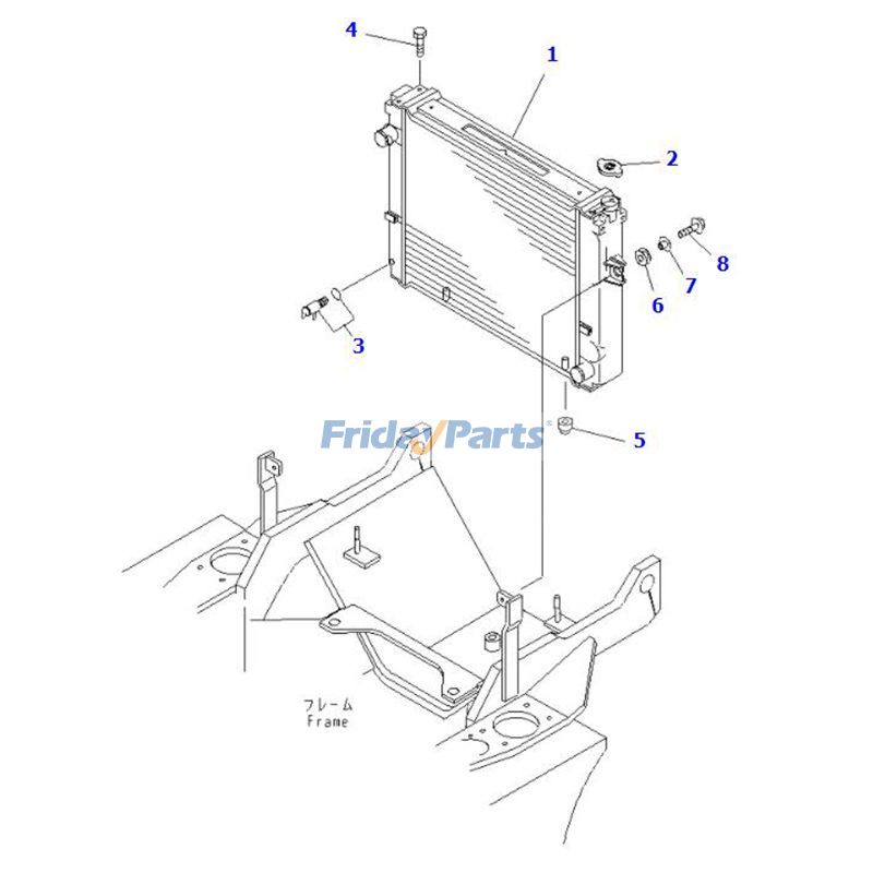 Radiator for Forklift