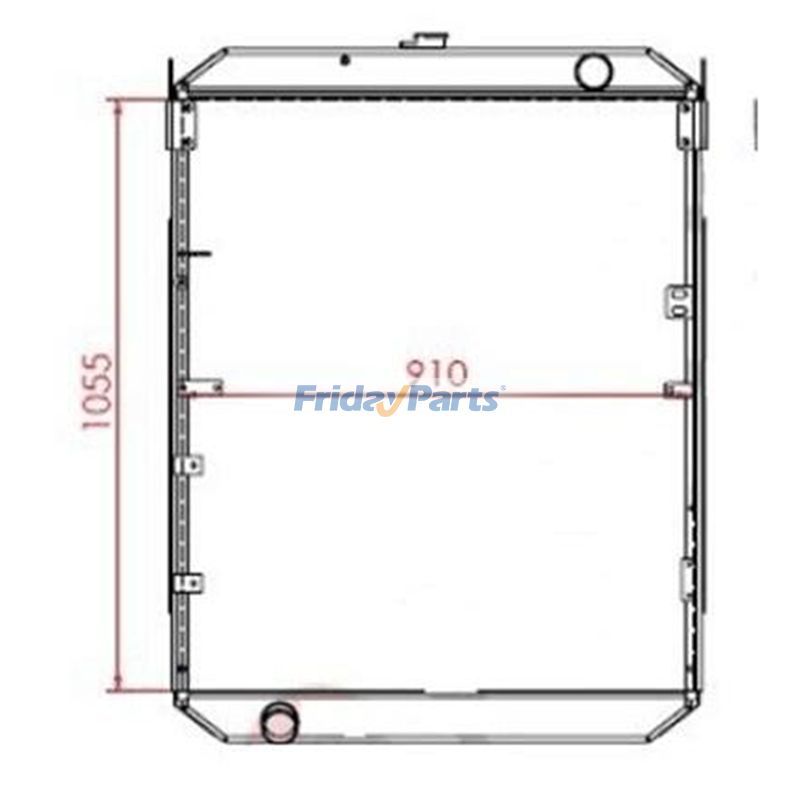 Radiator Wheel For KOMATSU