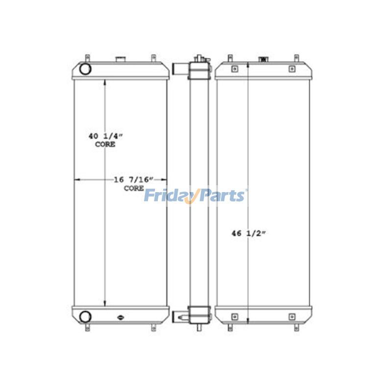 Radiator 4720129 for John Deere Excavator 230GW 245GLC for less