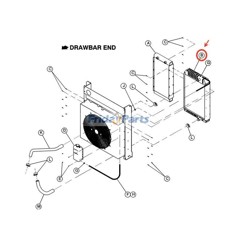 空気圧縮機 ラジエーター