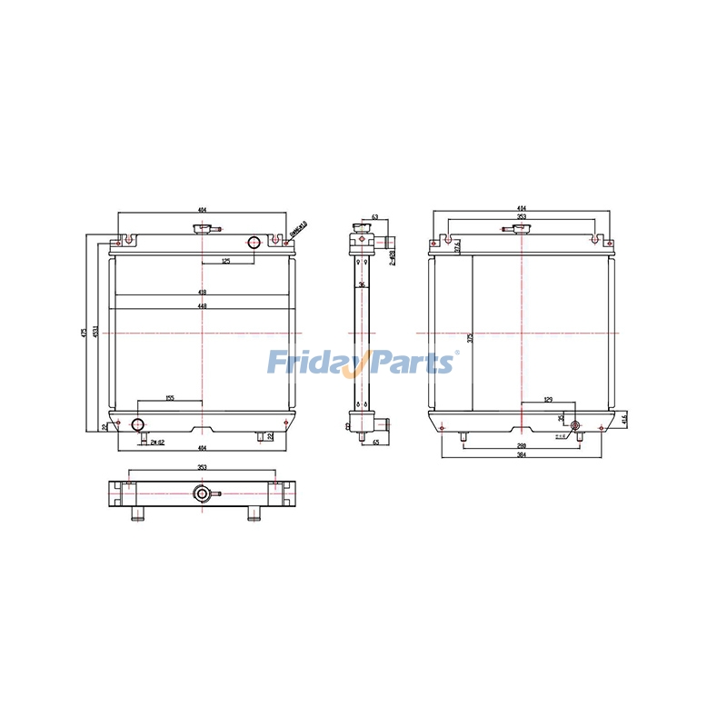Radiator Assembly for Loader,Tractor