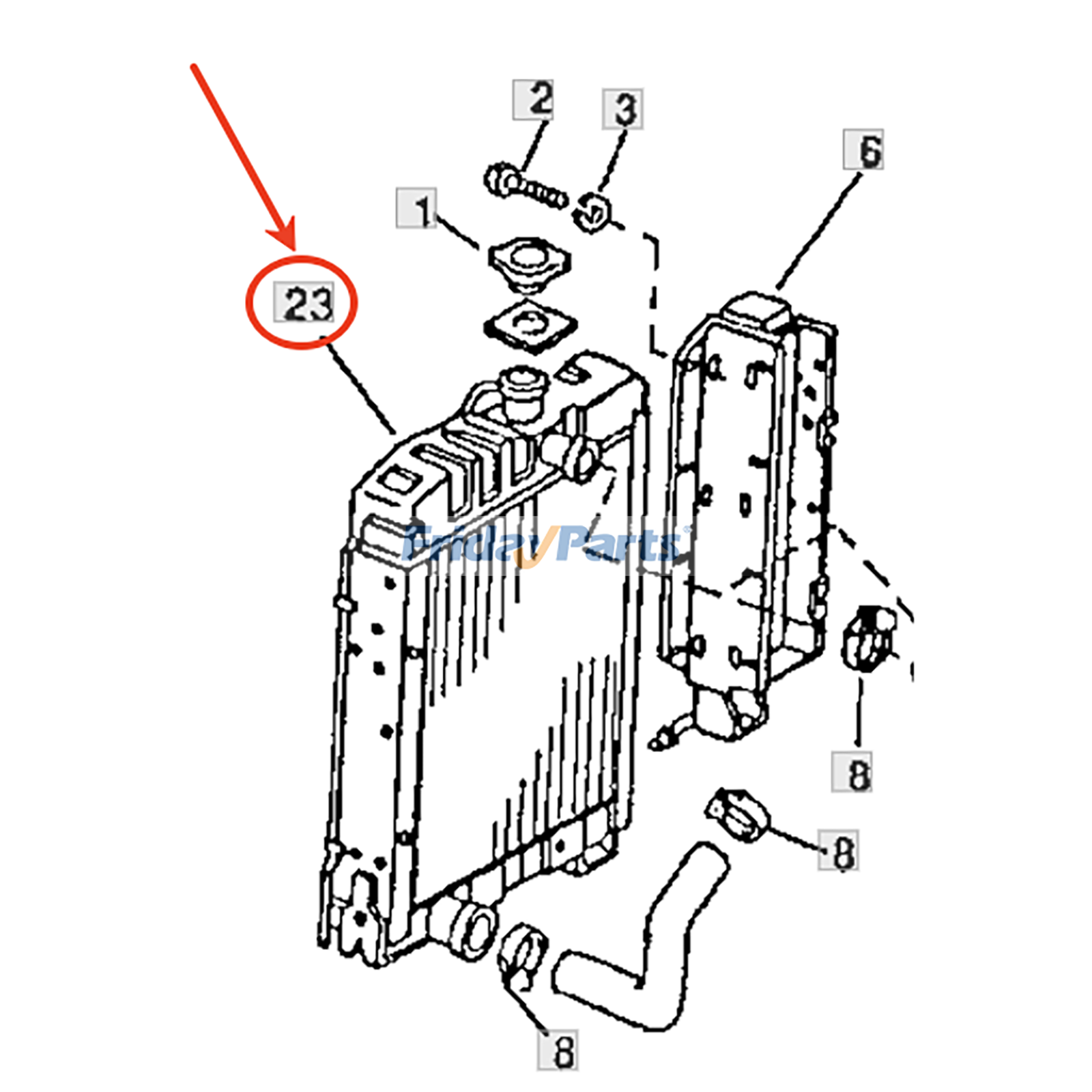 FridayParts Kühler